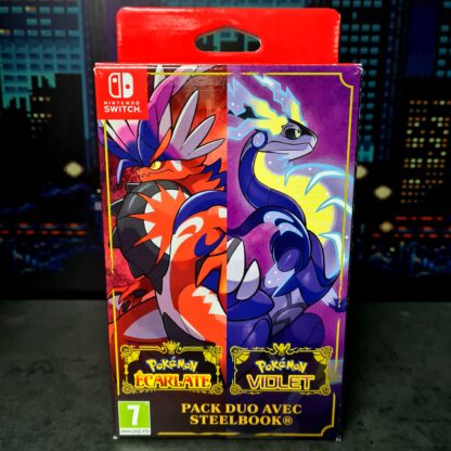 Pokemon Ecarlate + Violet + Steelbook