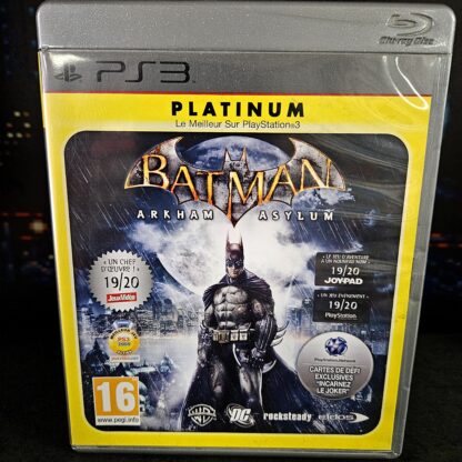 Batman Arkham Asylum platinum