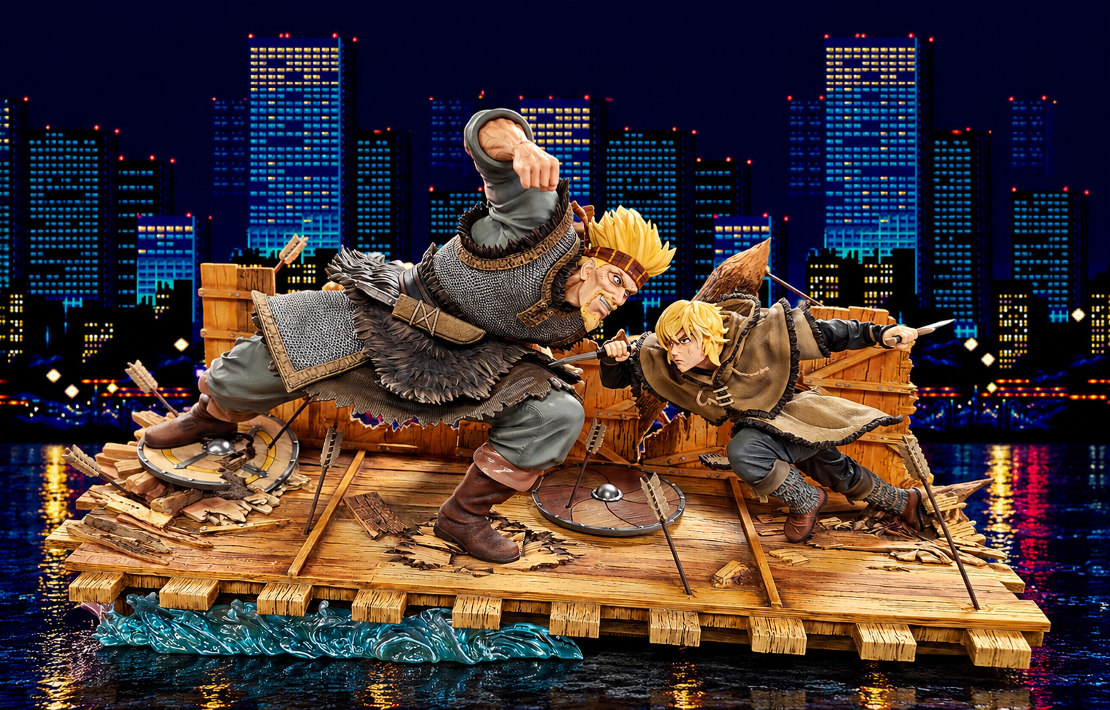 VINLAND SAGA - Shinka Studio - Thorkell VS Thorfinn