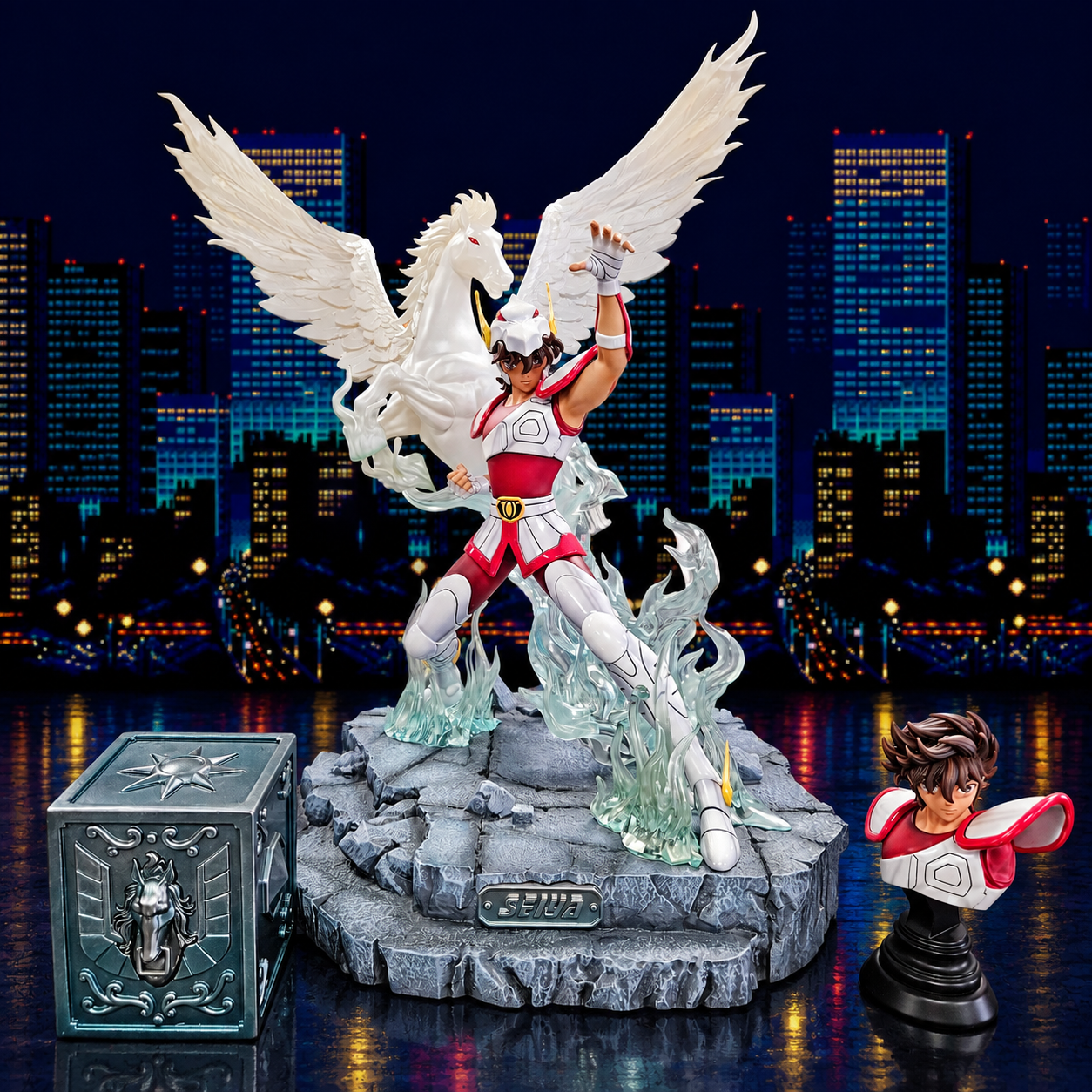 SAINT SEIYA - FOC Studio - Seiya + buste additionnel